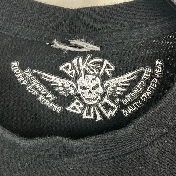 Harley Davidson Waco Texas T-Shirt Black Come and Take It Adam Smith’s Time Test - Picture 6 of 9